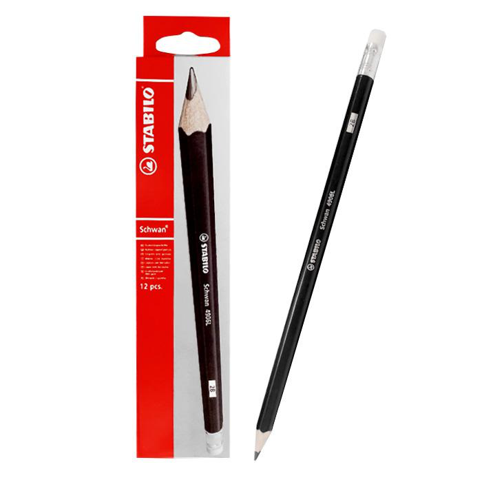 STABILO Swano Black Lead 2B Pencil 4906L